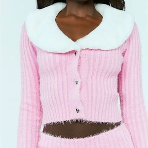 🌸Baby Phat x F21 Fuzzy Knit Cardigan Sweater🌸